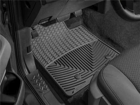 WeatherTech 10+ Lincoln MKZ Front and Rear Rubber Mats - Black