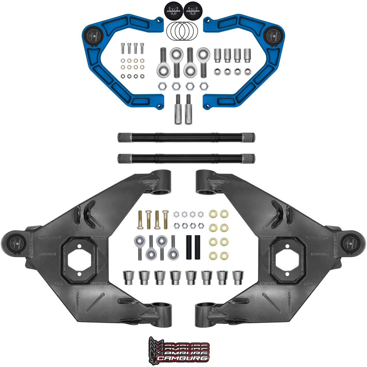 Camburg 21-25 Ford Bronco Trail Series Long Travel Kit w/ Billet XJ UCA - King Blue