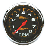 Autometer Pro-Cycle Gauge Tach 2 5/8in 8K Rpm 2&4 Cylinder Black