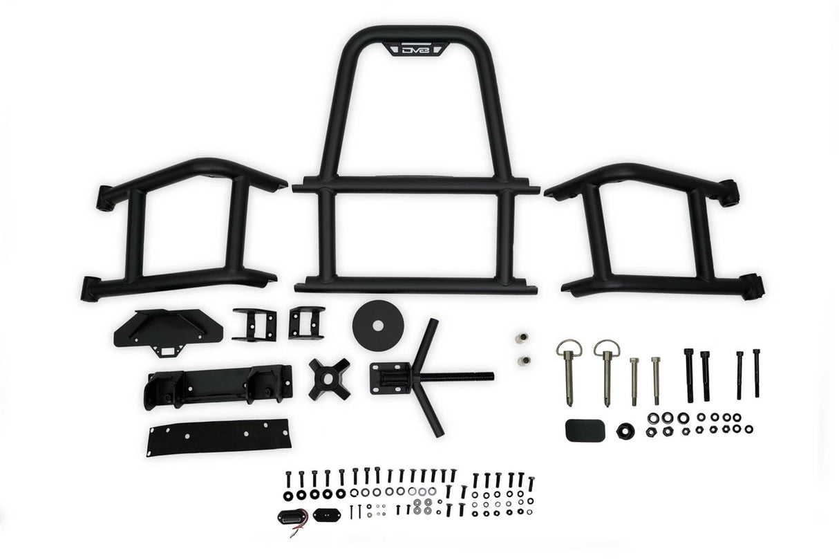 DV8 07-18 Jeep Wrangler JK Body Mounted Tire Carrier