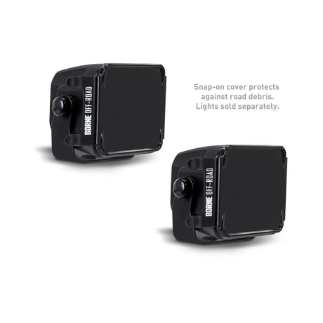 Borne Off-Road Universal Light Pod Covers - Black