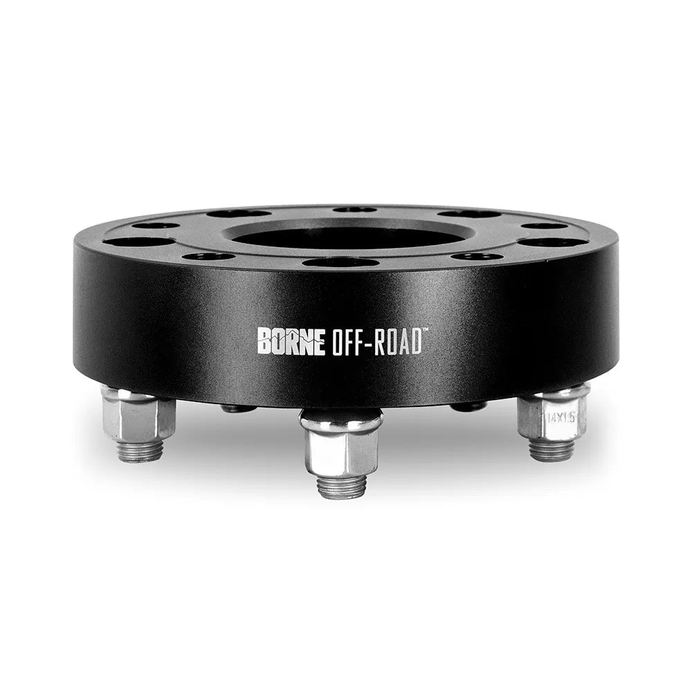 Borne Off Road Wheel Spacers - 5x127 - 71.6CB - 25 - 1/2 - Black