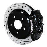 Wilwood 05-13 Chevy Corvette C6 Base DPC56 Rear Brake Kit - Black