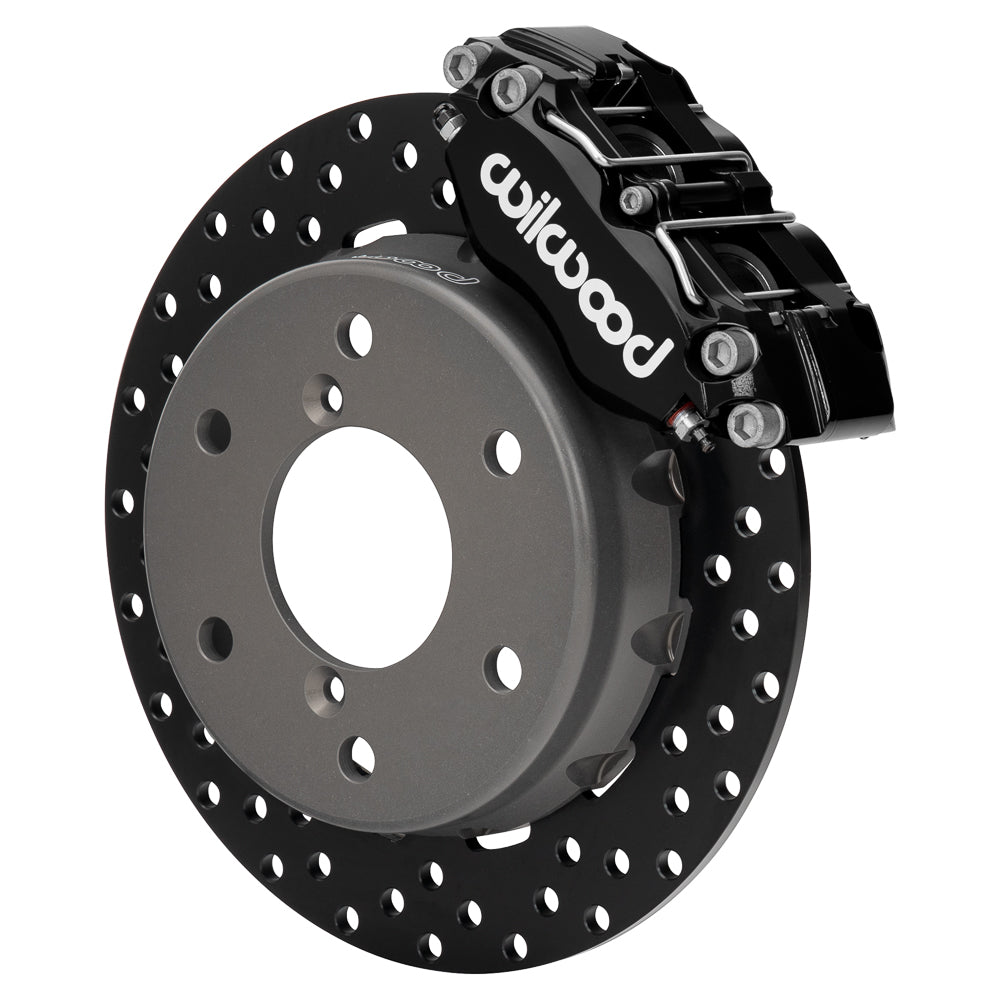 Wilwood 2024 Can Am Maverick Front Brake Kit 11.60in Drilled - Black