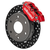 Wilwood 2024 Can Am Maverick Front Brake Kit 11.60in Drilled - Red