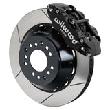 Wilwood Narrow Superlite 6R Front Kit 14.00in Slotted Rotors - Black
