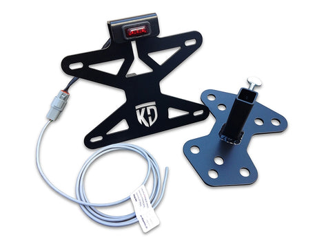 KD Fabworks Spare Tire Carrier License Plate Mount