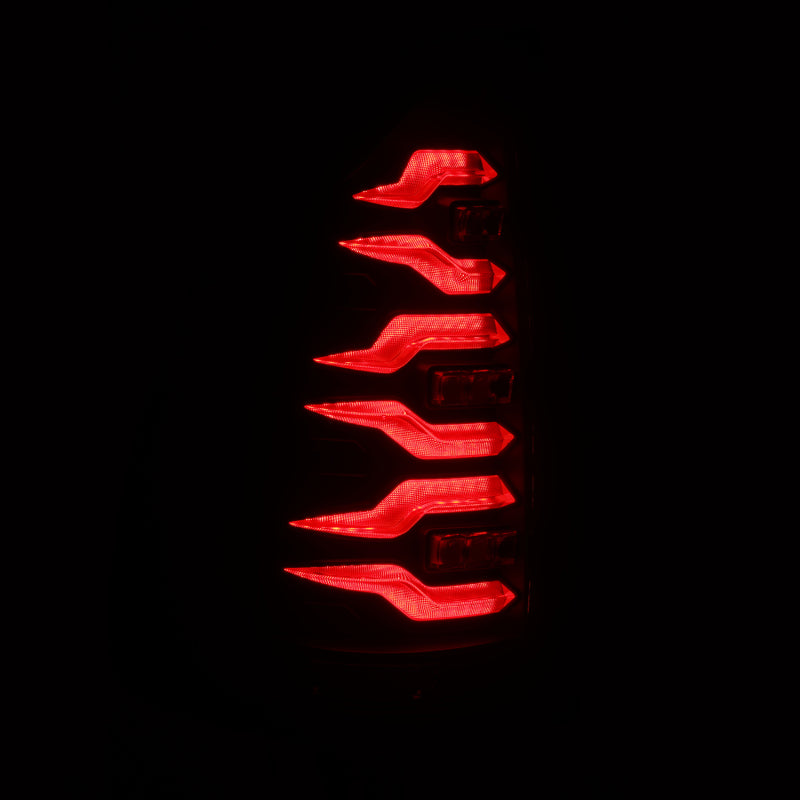AlphaRex 14-21 Lexus GX470 Luxx-Series LED Tail Lights -Black