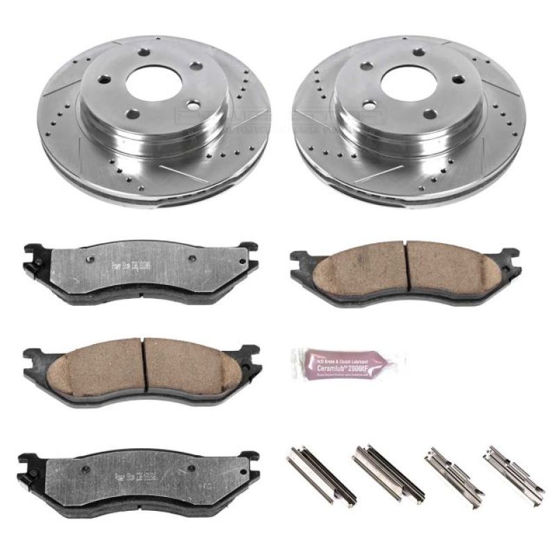 Power Stop 04-06 Dodge Durango Front Z36 Truck & Tow Brake Kit