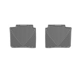WeatherTech 06+ Lincoln MKZ Rear Rubber Mats - Grey
