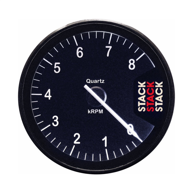 Autometer Stack Clubman Tachometer 80mm 0-8K RPM - Black