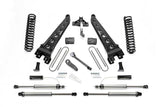 Fabtech 17-21 Ford F250/350 4WD Gas 4in Rad Arm Sys w/Coils & 2.25 Dl Resi Frt & Dl Rr Shks