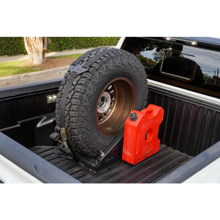 DV8 Offroad Truck Bed Universal Tire Carrier & Accessory Mount