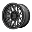 KMC KM722 Technic 17x8.5 Satin Black Wheel