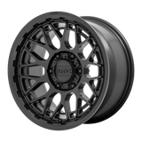 KMC KM722 Technic 17x8.5 Satin Black Wheel