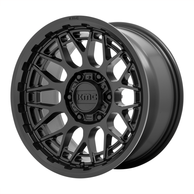 KMC KM722 Technic 17x8.5 Satin Black Wheel