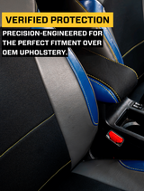 PRP 2013-2017 Subaru Crosstrek Center Console Cover - Black w/ Red Stitch