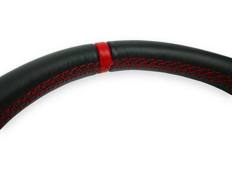 PRP Comp R Leather Steering Wheel - Red