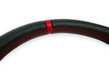 PRP Comp R Leather Steering Wheel - Red