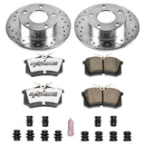 Power Stop 98-01 Audi A6 Quattro Rear Z26 Street Warrior Brake Kit