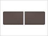 WeatherTech Comfort Mat Connect End Mats 24 x 36in. (2 Qty) Carbon Fiber - Cocoa