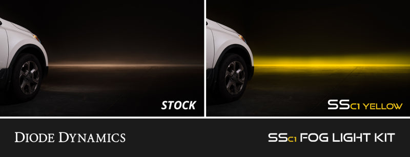 Diode Dynamics 21-24 Nissan Armada SSC1 LED Fog Light Kit (6000K) White SAE Fog - Cool White