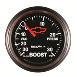 Autometer Sport-Comp II GM 52mm 30 PSI Mechanical Boost Vacumm Gauge