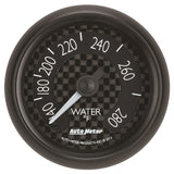 Autometer GT Series 52mm Mechanical 140-280 Deg F Water Temperature Gauge