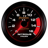 Autometer Phantom II 2-1/16in 0-1600 PSI Electrical Nitrous Pressure Gauge