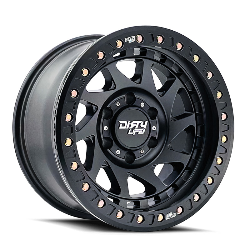 Dirty Life 9313 Enigma Race 17x9 / 5x127 BP / -12mm Offset / 78.1mm Hub Matte Black Wheel