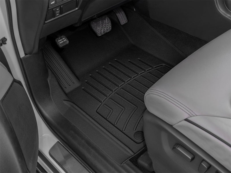 WeatherTech 19-24 Nissan Armada Front FloorLiner HP - Black