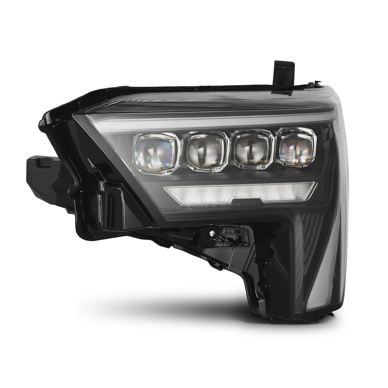 AlphaRex 22-23 Toyota Tundra NOVA-Series Headlights Black w/White DRL - Req 810029 OR 810030