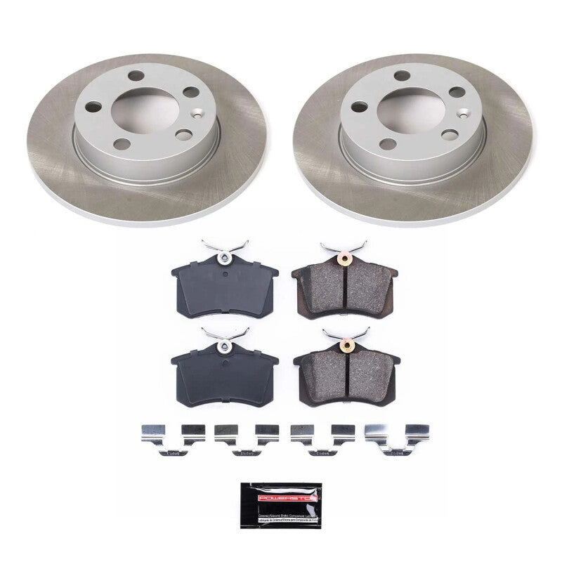 Power Stop 00-06 Audi TT Rear Semi-Coated Rotor Kit