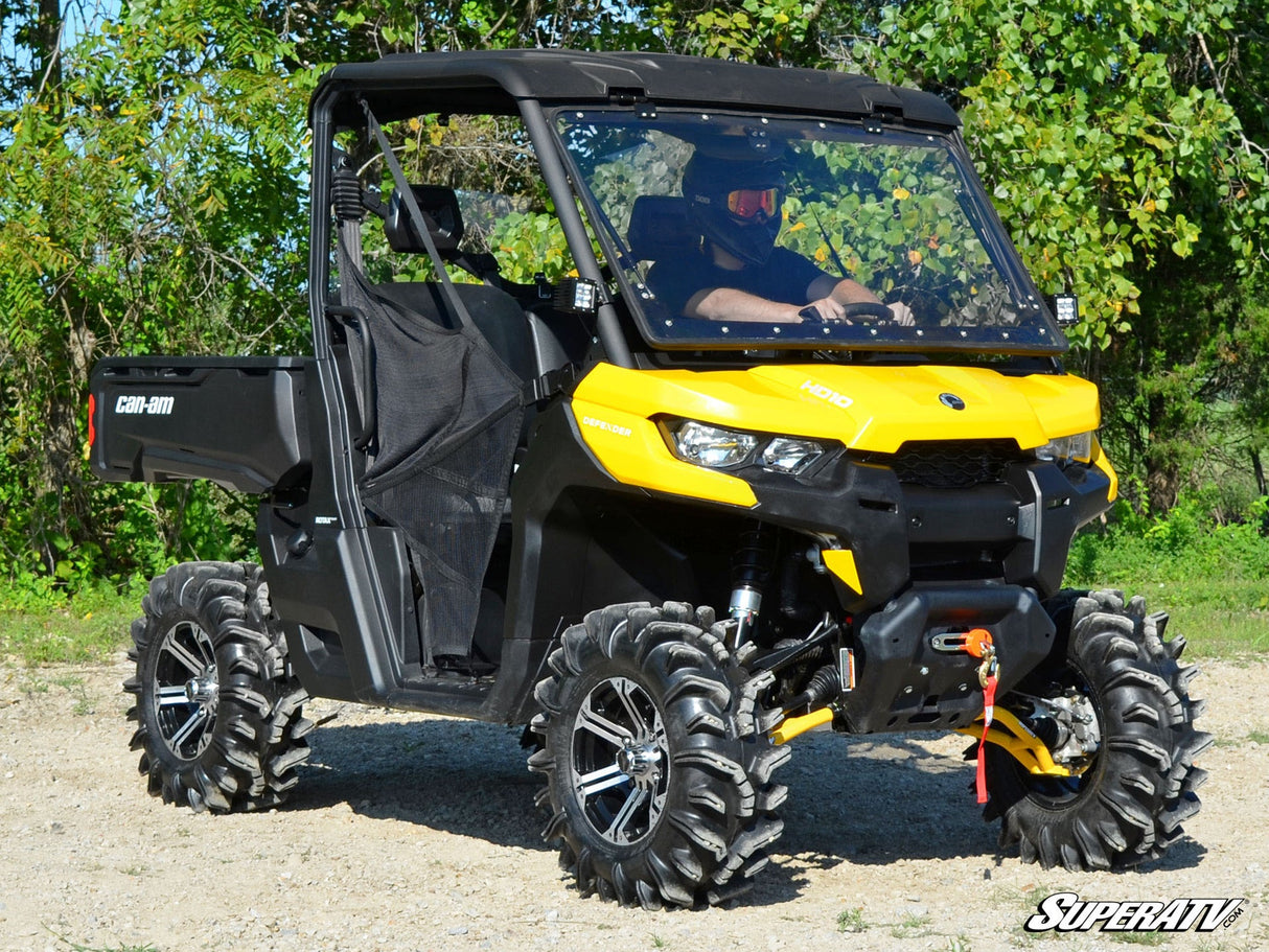 SuperATV Can-Am Defender Scratch Resistant Flip Windshield