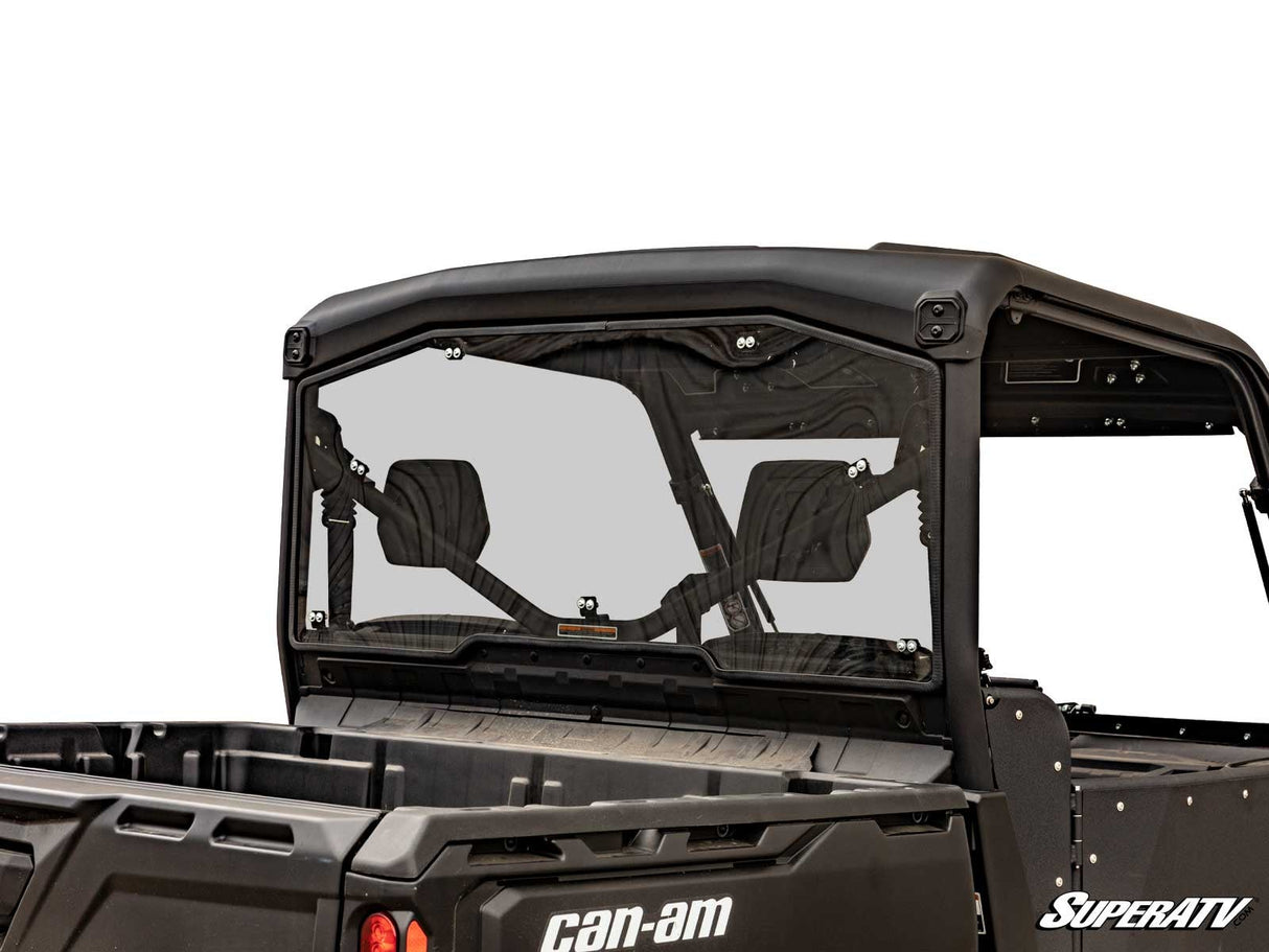 SUPERATV Can-Am Defender Rear Windshield-No Print/Light Tint