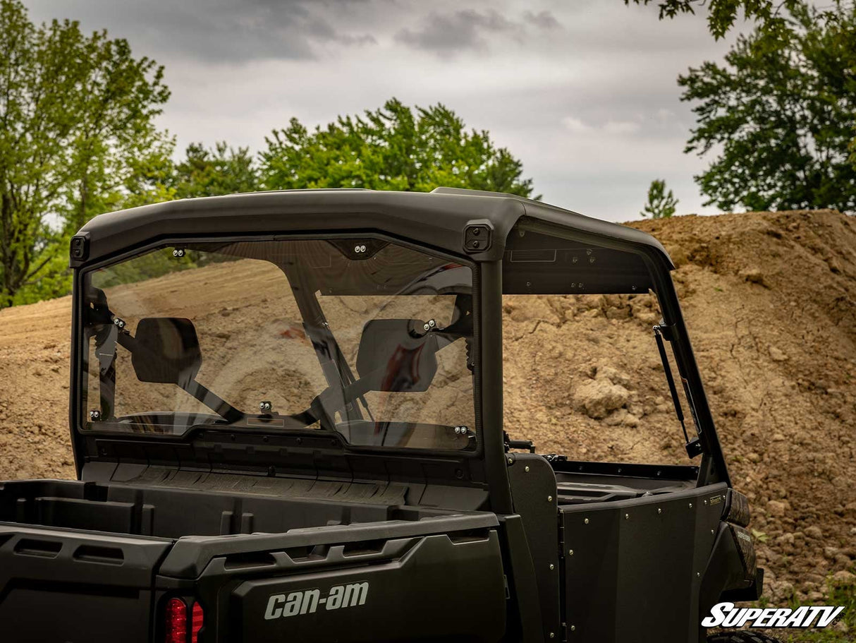 SUPERATV Can-Am Defender Rear Windshield-No Print/Light Tint