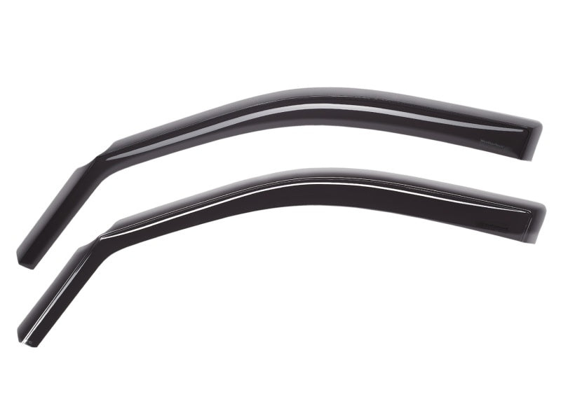 WeatherTech 2018 Jeep Wrangler JK 2dr. / 4dr JKU & JLU Front Side Window Deflectors - Dark Tint