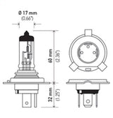 Hella Bulb 9003/Hb2 12V 60/55W P43T T46