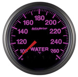 Autometer Elite Nascar 2-1/16in 100-260 Deg. F Water Temp. w/ Peak and Warn Gauge w/ Pro-Control