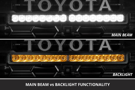 Diode Dynamics 2024-2026 Toyota Tacoma TRD Grille Lightbar SS20 Sport White Combo 6000K
