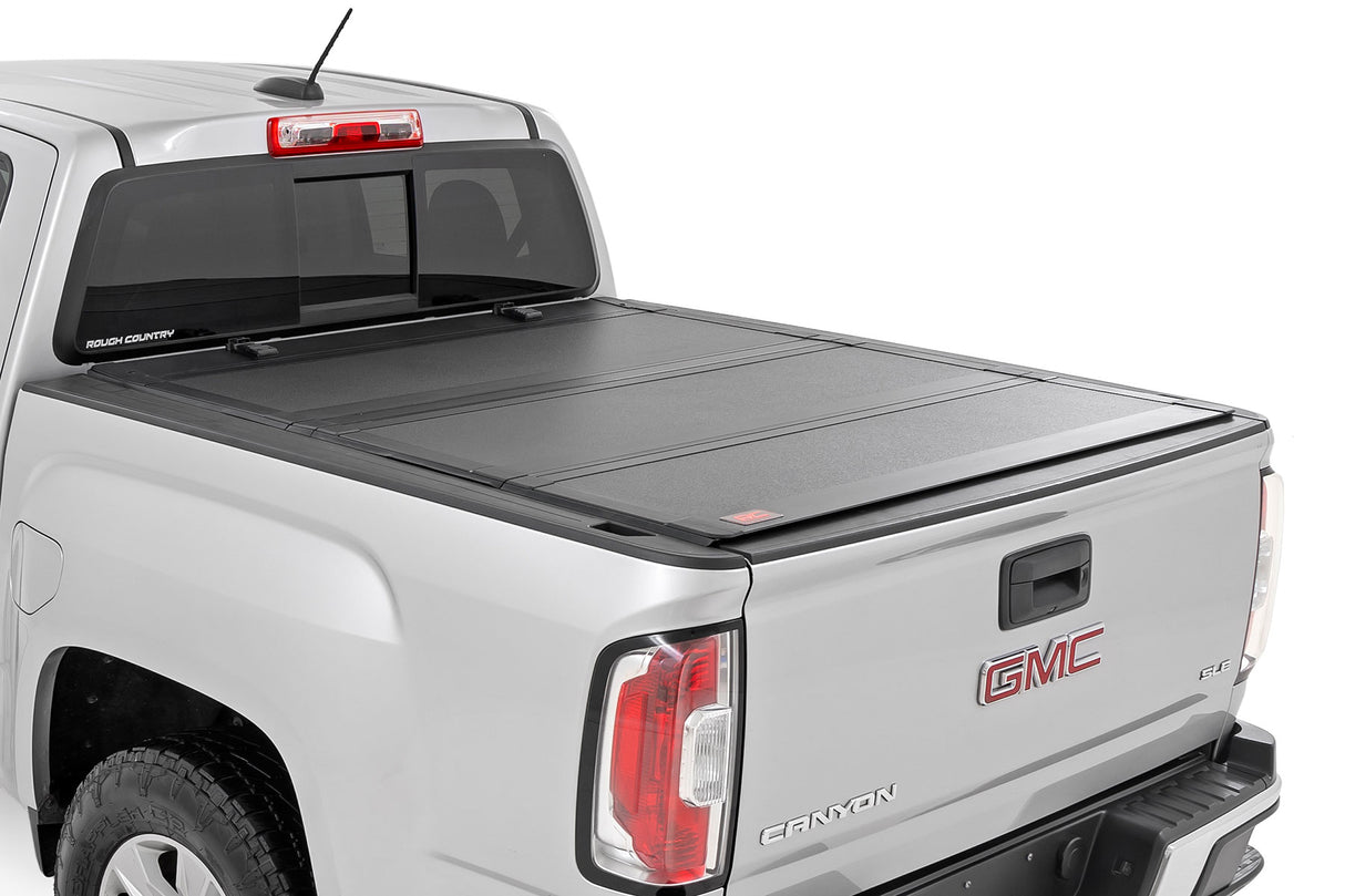 Hard Tri-Fold Flip Up Bed Cover | 6' Bed | Chevy/GMC Canyon/Colorado (15-26)