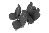 Seat Covers | Front and Rear w/ Armrest | Jeep Wrangler Unlimited 4WD (18-26)