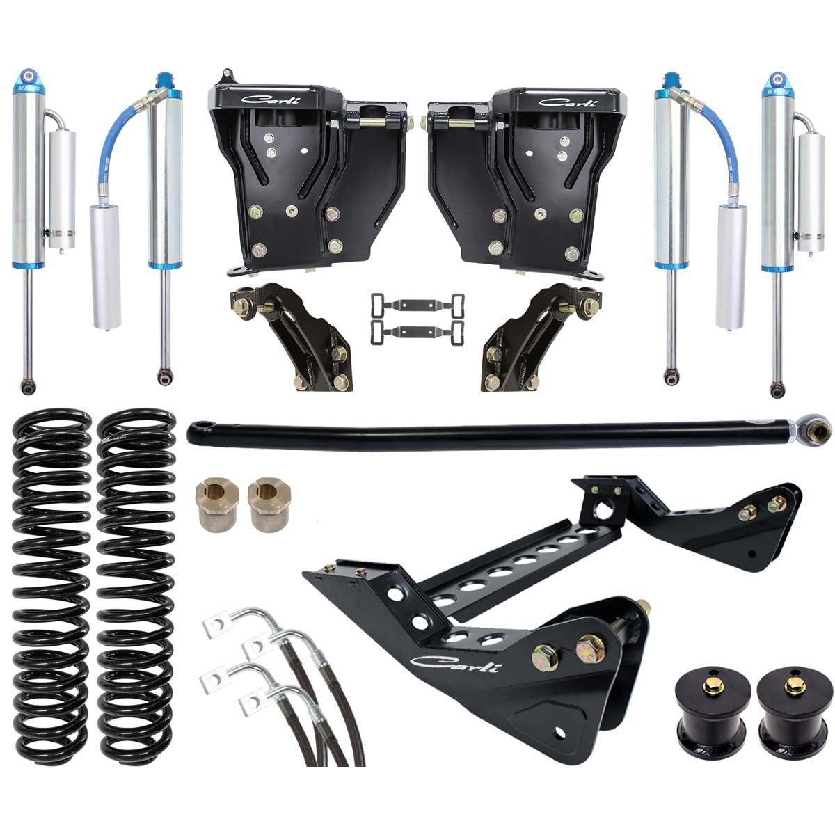 Carli Dominator Leveling System - Base - 2.5in Lift - 2008-10 Ford F250/F350 - Diesel