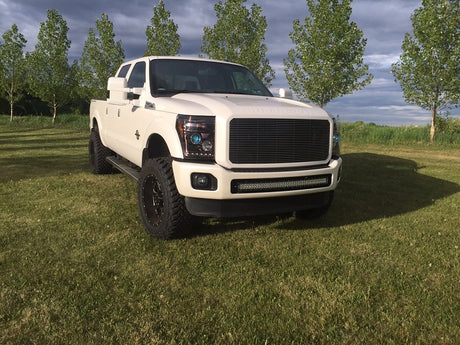 KD Fabworks 2011-2016 Ford Super Duty F-250/F-350 Bumper Brackets for curved 40" LED light bars