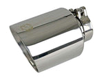 aFe MACH Force-Xp 2-1/2in 304 SS Clamp-On Exhaust Tip 2.5in In / 4.5in Out / 7in.L - Polished