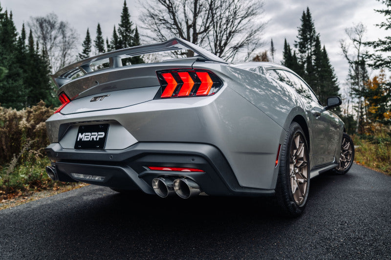 MBRP 2024+ Ford Mustang GT Armor Lite 3in Steet Profile Catback Exhaust  - Stainless Steel Tips