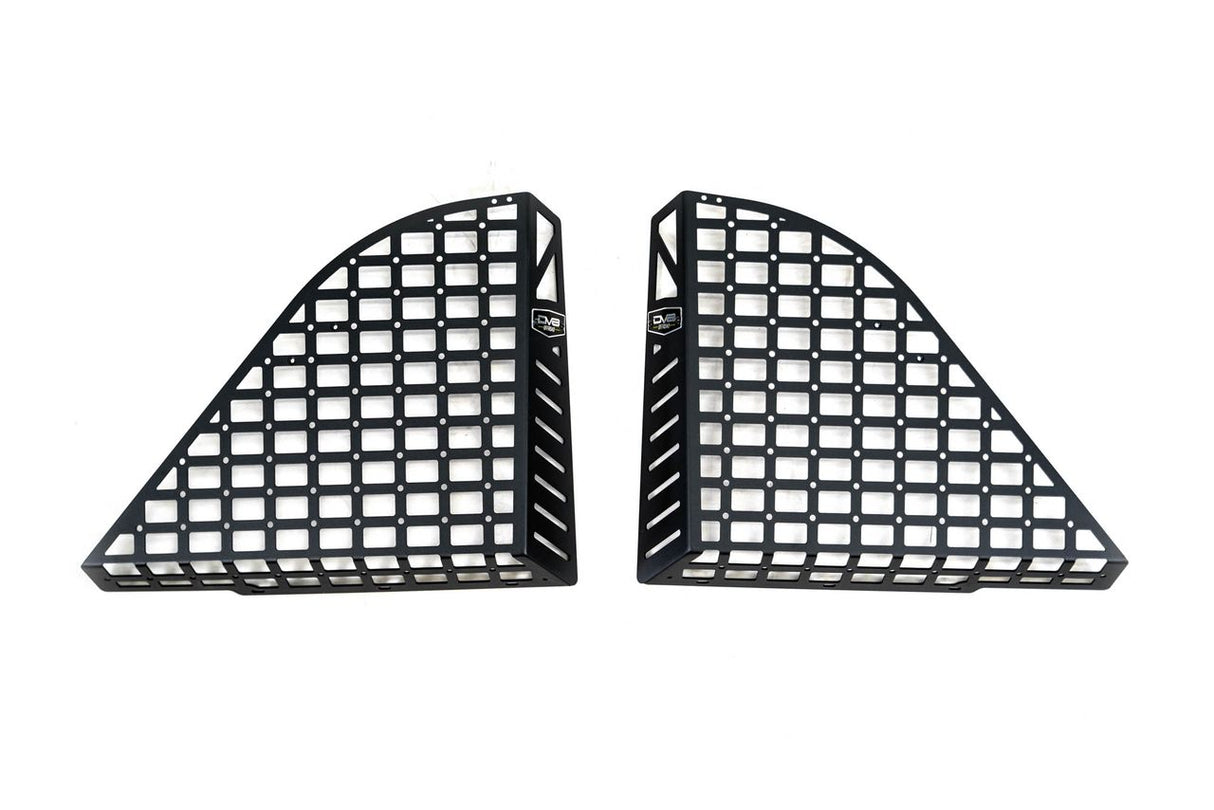 DV8 Offroad 18-25 Jeep Wrangler (JL) 4-Door Rear Window Pocketed Molle Panels