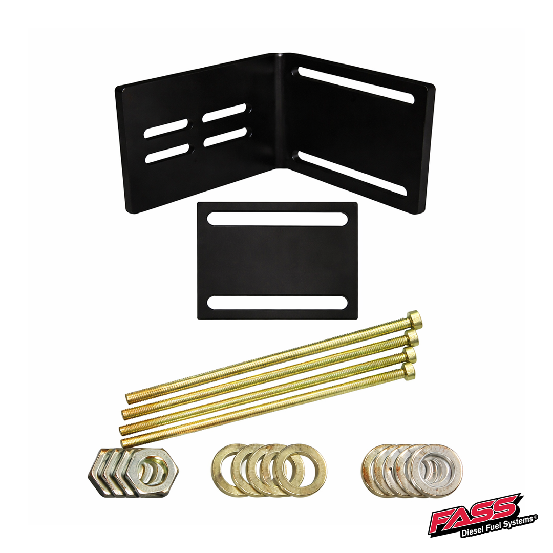 FASS Titanium Series Pump "NO DRILL" Semi Truck Frame Bracket