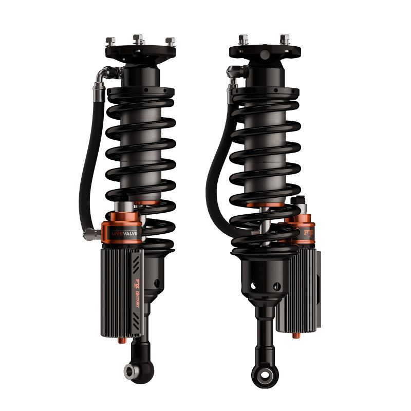 Fox 25-26 Toyota 4Runner 3.2 Factory Race Live Valve Front & Rear Coilovers (2-3in F / 0-2in R)