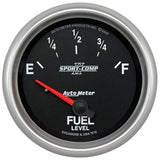 Autometer Sport-Comp II 2-5/8in Short Sweep Electronic 73-10ohms Fuel Level Gauge